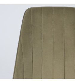 Стул LEONARD M, d12 OLIVE LUX\черный