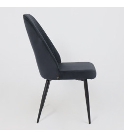 Стул LEONARD M, d24 BLACK LUX\черный