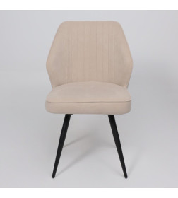 Стул MICHAEL-R1 360, b03 CREAM LUX\черный