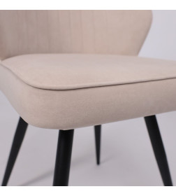 Стул MICHAEL-R1 360, b03 CREAM LUX\черный