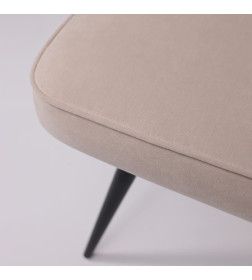 Стул MICHAEL-R1 360, b03 CREAM LUX\черный