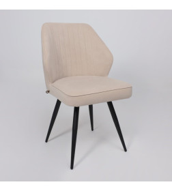 Стул MICHAEL-R1 360, b03 CREAM LUX\черный