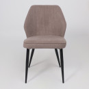 Стул MICHAEL, b05 LATTE LUX\черный (123634) 