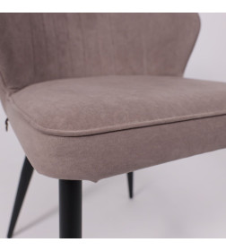 Стул MICHAEL, b05 LATTE LUX\черный