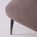 Стул MICHAEL, b05 LATTE LUX\черный (123634) 