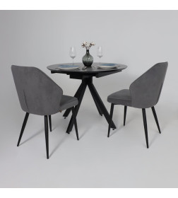 Стул MICHAEL, b28 ANTRACITE LUX\черный