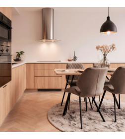 Стул Rafael, d05 CAPPUCCINO LUX\черный