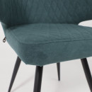 Стул ROB-R1 360, b10 GREEN LUX\черный (123637) 