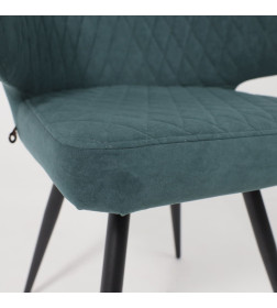 Стул ROB-R1 360, b10 GREEN LUX\черный