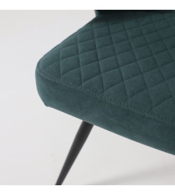 Стул ROB-R1 360, b10 GREEN LUX\черный