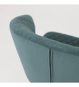 Стул ROB-R1 360, b10 GREEN LUX\черный