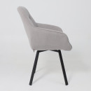 Стул ROMEO SMILE 360, b22 GREY LUX\черный (123640) 