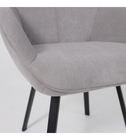 Стул ROMEO SMILE 360, b22 GREY LUX\черный