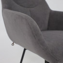 Стул ROMEO SMILE 360, b28 ANTRACITE LUX\черный (123641) 