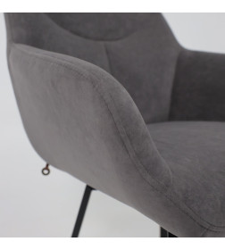 Стул ROMEO SMILE 360, b28 ANTRACITE LUX\черный