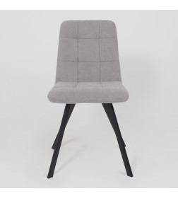 Стул ROMMY, b22 GREY LUX\черный