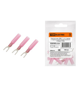 Наконечник НВИ-Т 1,5–5 вилка в термоусаживаемой манжете (100 шт.) TDM SQ0589-0103