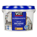 Краска VGT ВД-АК-1180 фасадная, база А (автоколерование), 13 кг