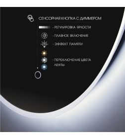 Зеркало Алмаз-Люкс Oslo 60s-1