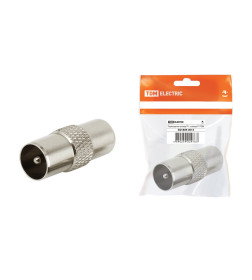Переходник штекер TV - штекер TV TDM SQ1809-0014