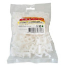 Площадка для крепления стяжки (ПС-2) 22x16 мм белая (упак. 100 шт.) REXANT 07-2102 (07-2102) 