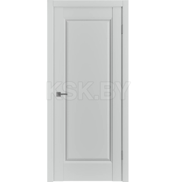 Дверное полотно Emalex Elegant 1 steel  ДО Fly White cloud  2000х800х35мм