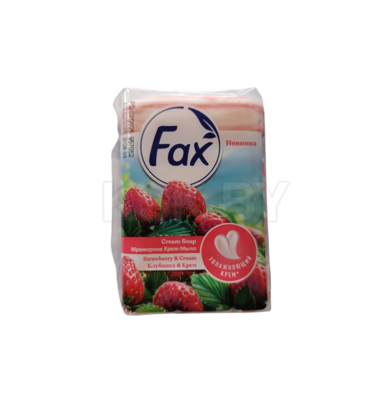 FAX крем-мыло туалетное 4*70г Клубника & Крем (П1)