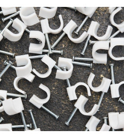 Крепеж кабеля круглый 9 мм (упак. 50 шт.) REXANT 07-4009