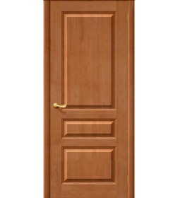 Дверь МОДЕЛЬ №5  глухая (светлый лак) 2000х800х40мм