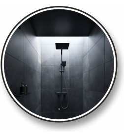 Зеркало Алмаз-Люкс Cairo black 80dh-6