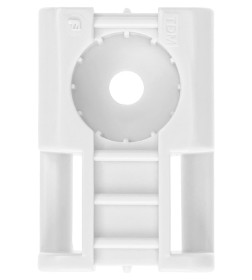 Площадка под хомуты для прямого монтажа (10 шт.) белая TDM SQ0516-0504