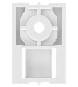 Площадка под хомуты для прямого монтажа (10 шт.) белая TDM SQ0516-0504
