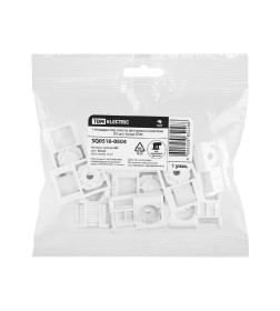 Площадка под хомуты для прямого монтажа (10 шт.) белая TDM SQ0516-0504