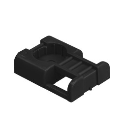 Площадка под хомуты для прямого монтажа (10 шт.) черная TDM SQ0516-0505