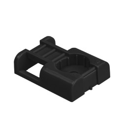 Площадка под хомуты для прямого монтажа (10 шт.) черная TDM SQ0516-0505
