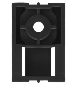 Площадка под хомуты для прямого монтажа (10 шт.) черная TDM SQ0516-0505