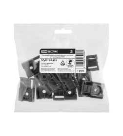 Площадка под хомуты для прямого монтажа (10 шт.) черная TDM SQ0516-0505