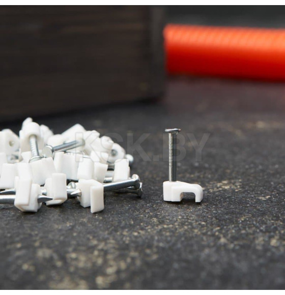 Крепеж кабеля плоский 4х2 мм (упак. 50 шт.) REXANT 07-4204 (07-4204) 