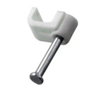 Крепеж кабеля плоский 6х4 мм белый (упак. 20 шт) REXANT 07-4206-20 (07-4206-20) 