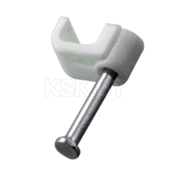 Крепеж кабеля плоский 6х4 мм белый (упак. 20 шт) REXANT 07-4206-20 (07-4206-20) 