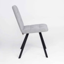 Стул ROMMY, b20 SILVER LUX\черный (126016) 
