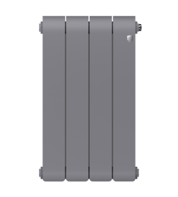 Радиатор биметаллический Royal Thermo Infinity 500 Silver Satin 4 секц.
