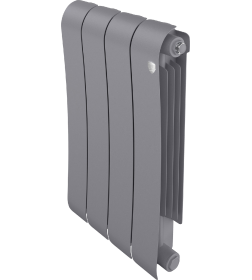 Радиатор биметаллический Royal Thermo Infinity 500 Silver Satin 4 секц.