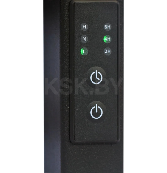 Полотенцесушитель Granula электрический Квадро Сплит 50х80 (3+4) с полкой терморегулятор с таймером черный мат