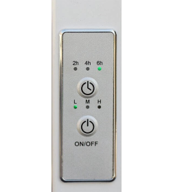 Полотенцесушитель Granula электрический Квадро 50х60 прямые (5 перекл.) (терморегулятор с таймером) слева белый глянец