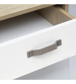 Ручка мебельная TESORO-160, античное олово, AKS