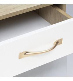 Ручка мебельная GRACE-128, брашированное золото, AKS