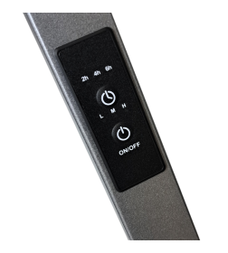 Полотенцесушитель Granula электрический Квадро Сплит 50х80 (4+4) терморегулятор с таймером графит