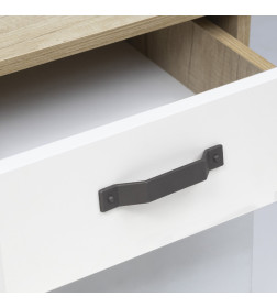 Ручка мебельная TESORO-160, серый уголь, AKS