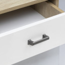 Ручка мебельная IONIKA-96, шлифованный титан , AKS (56917) 